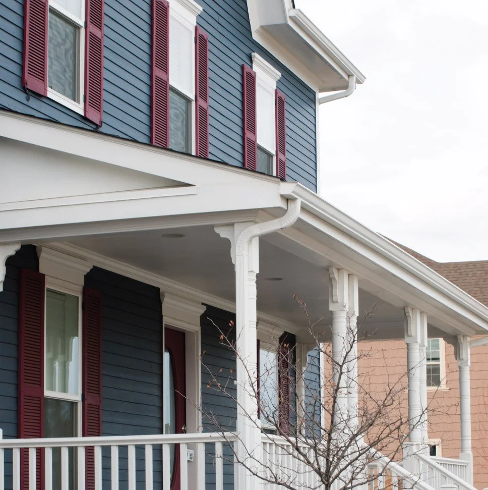 Close roof damage review showing shingles and roof details